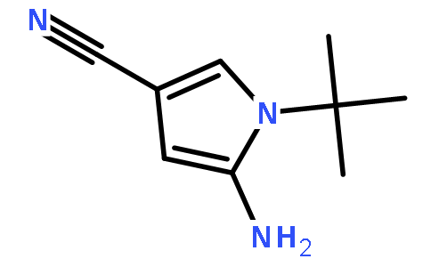 5-Amino-1-(tert-butyl)-1H-pyrrole-3-carbonitrile