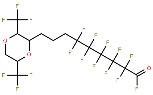 Perfluoro(2,5-dimethyl-3,6-dioxananoyl) fluoride