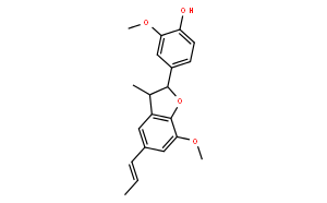 4-(2,3-二氢-7-甲氧基-3-甲基-5-丙烯基-2-苯并呋喃基)-2-甲氧基苯酚