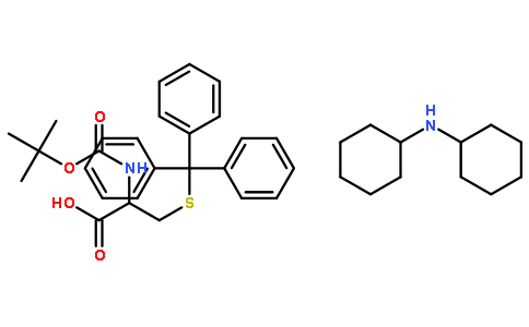 Dicyclohexylamine (R)-2-((tert-butoxycarbonyl)amino)-3-(tritylthio)propanoate