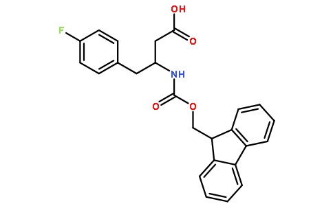 (S)-N-芴甲氧羰基-3-氨基-4-(4-氟苯基)丁酸