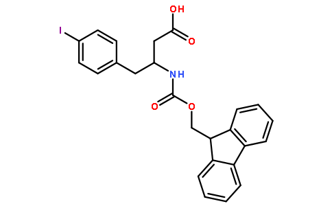 Fmoc-(S)-3-Amino-4-(4-iodophenyl)-butyric acid