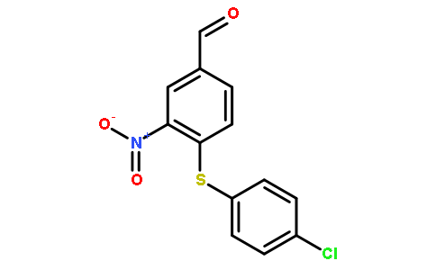 4-(4-CHLORO-PHENYLSULFANYL)-3-NITRO-BENZALDEHYDE