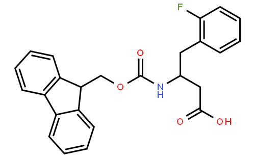 (S)-N-芴甲氧羰基-3-氨基-4-(2-氟苯基)丁酸