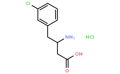 (S)-3-氨基-4-(3-氯苯基)丁酸盐酸盐
