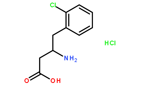 (S)-3-氨基-4-(2-氯苯基)丁酸盐酸盐