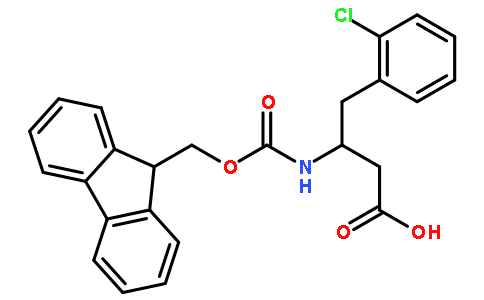 (S)-N-芴甲氧羰基-3-氨基-4-(2-氯苯基)丁酸