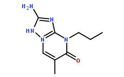2-氨基-6-甲基-4-丙基-[1,2,4]三唑并[1,5-a]嘧啶-5-酮