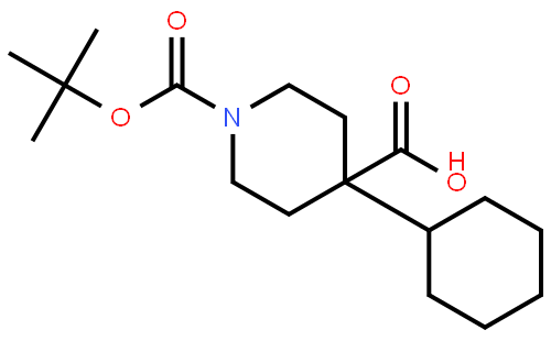 1-(tert-Butoxycarbonyl)-4-cyclohexylpiperidine-4-carboxylic acid