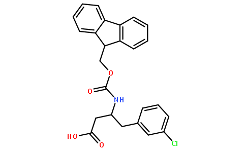 (S)-3-(Fmoc-氨基)-4-(3-氯苯基)丁酸