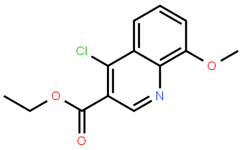 4-氯-8-甲氧基喹啉-3-甲酸乙酯