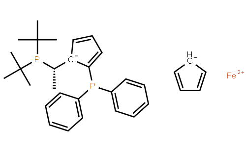 (S)-1-[(R<sub>p</sub>)-2-(二苯基膦基)二茂铁]乙基二叔丁基膦