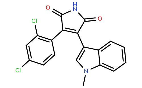 3-(2,4-二氯苯基)-4-(1-甲基-1H-吲哚-3-基)-1H-吡咯-2,5-二酮