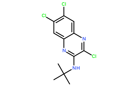 N-(tert-Butyl)-3,6,7-trichloroquinoxalin-2-amine