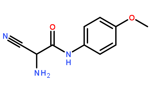 2-amino-2-cyano-n-(4-methoxy-phenyl)-acetamide