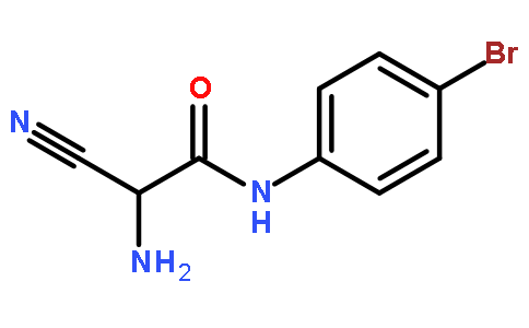 2-amino-n-(4-bromo-phenyl)-2-cyano-acetamide