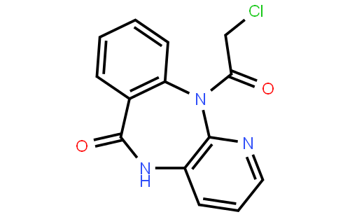 5,11-二氢-11-氯乙酰基-6H-吡啶并[2.3-b][1,4]苯并二氮卓-6-酮