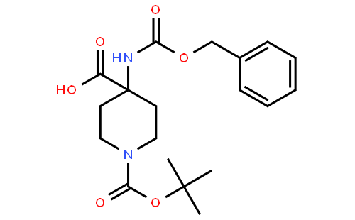 4-(((Benzyloxy)carbonyl)amino)-1-(tert-butoxycarbonyl)piperidine-4-carboxylic acid