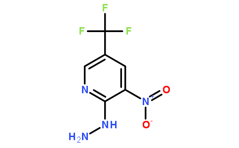 2-hydrazino-3-nitro-5-(trifluoromethyl)pyridine