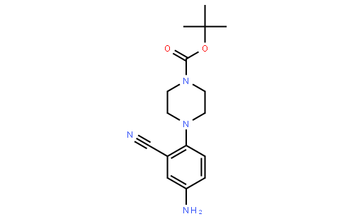 tert-Butyl 4-(4-amino-2-cyanophenyl)piperazine-1-carboxylate