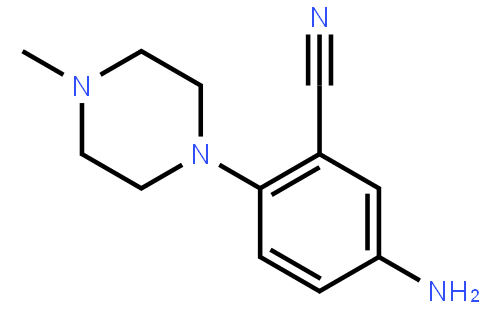 5-Amino-2-(4-methylpiperazin-1-yl)benzonitrile