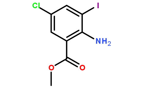 2-氨基-5-溴-3-碘苯甲酸甲酯