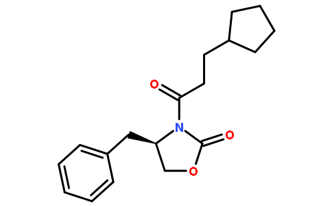 (R)-3-(3-CYCLOPENTYL-1-OXOPROPYL)-(1-PHENYLMETHYL)-2-OXAZOLIDINONE