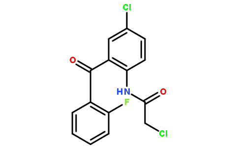 2-Chloro-N-(4-chloro-2-(2-fluorobenzoyl)phenyl)acetamide