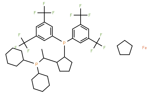 (<i>R</i>)-1-((<i>S</i>p)-2-[双[3,5-双(三氟甲基)苯基]膦基]二茂铁基)乙基二环己基膦