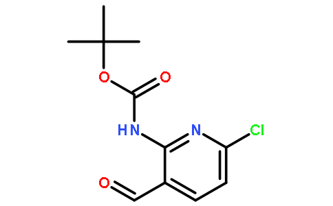 tert-Butyl 6-chloro-3-formylpyridin-2-ylcarbamate