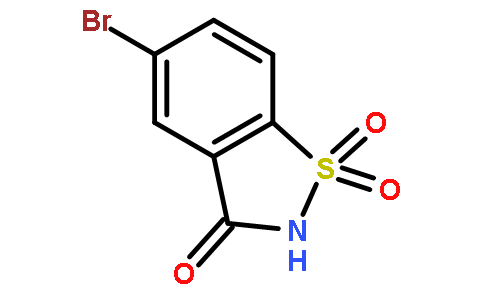 5-溴-1,2-苯异噻唑-3(2H)-酮 1,1-二氧化物