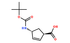(1R,4R)-4-(BOC-氨基)-2-环戊烯羧酸