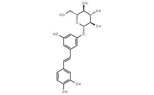 Astringin(Piceatannol-3'-O-β-D-glucopyranoside)
