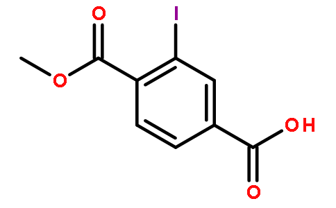 3-Iodo-4-(methoxycarbonyl)benzoic acid