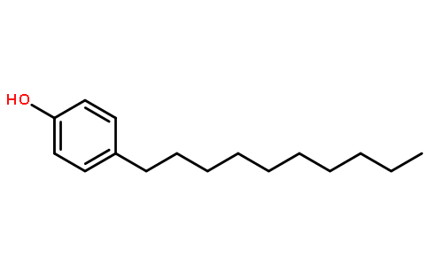 4-癸基苯酚结构式,4-癸基苯酚化学式 – 960化工网