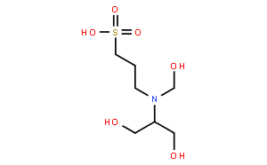 N-三(羟甲基)甲基-3-氨基丙烷磺酸[生物研究用Good's缓冲液中的成分]