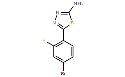 5-(4-Bromo-2-fluorophenyl)-1,3,4-thiadiazol-2-amine