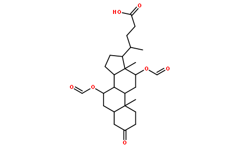 3-Oxo-7a,12a-diformyloxy-5b-cholanic acid