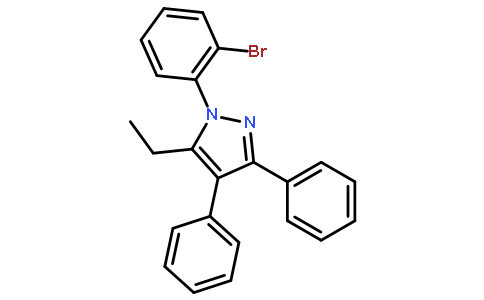 1-(2-Bromophenyl)-5-ethyl-3,4-diphenyl-1H-pyrazole