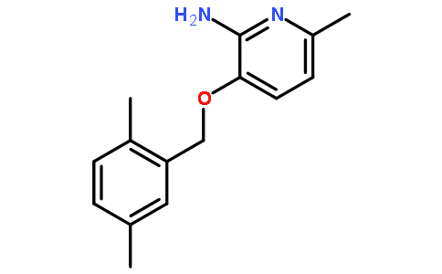2-AMINO-3-(2,5-DIMETHYLBENZYLOXY)-6-METHYLPYRIDINE