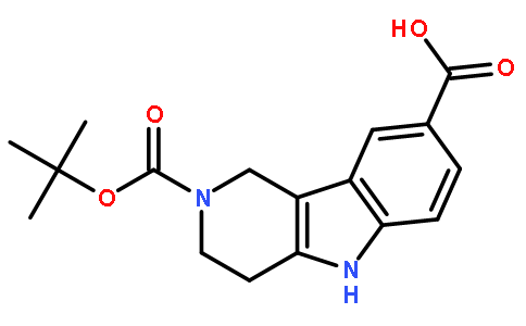 2-(tert-Butoxycarbonyl)-2,3,4,5-tetrahydro-1H-pyrido[4,3-b]indole-8-carboxylic acid