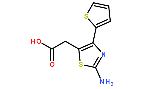 2-(2-Amino-4-(thiophen-2-yl)thiazol-5-yl)acetic acid
