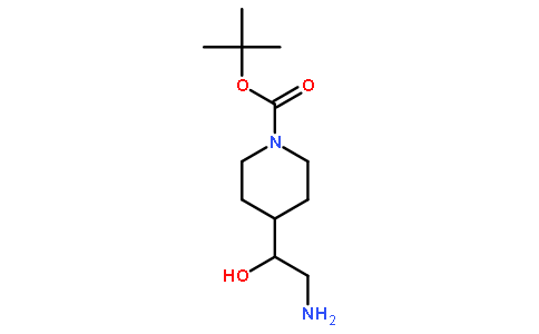 tert-Butyl 4-(2-amino-1-hydroxyethyl)piperidine-1-carboxylate