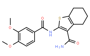 2-(3,4-Dimethoxybenzamido)-4,5,6,7-tetrahydrobenzo[b]thiophene-3-carboxamide