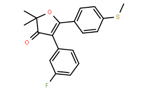 4-(3-fluorophenyl)-2,2-dimethyl-5-(4-(methylthio)phenyl)Furan-3(2H)-one
