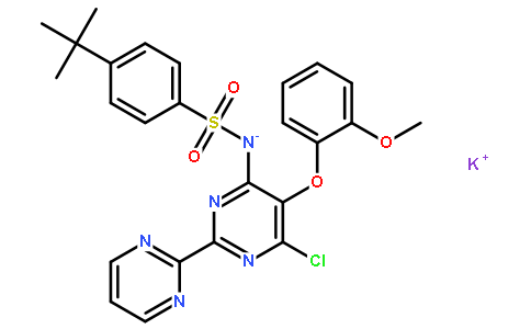 N-[6-氯-5-(2-甲氧基苯氧基)[2,2'-联嘧啶]-4-基]-4-叔丁基苯磺酰胺钾盐