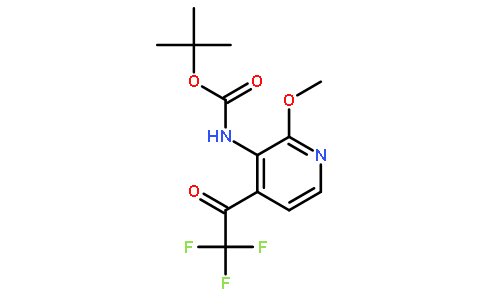 2-Methyl-2-propanyl [2-methoxy-4-(trifluoroacetyl)-3-pyridinyl]ca rbamate