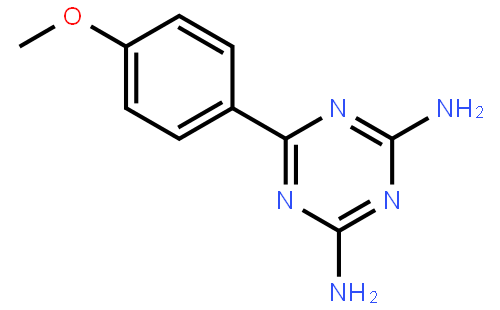 6-(4-methoxyphenyl)-1,3,5-triazine-2,4-diamine