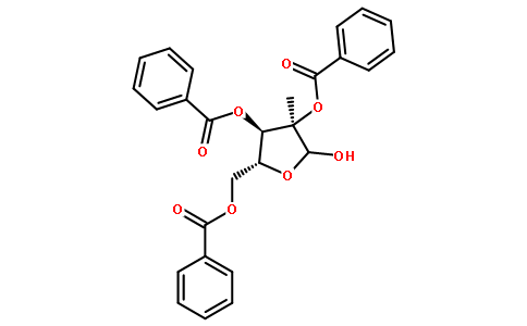 2,3,5-三苯甲酰氧基-2-C-甲基-D-呋喃核糖