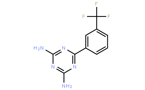 6-[3-(trifluoromethyl)phenyl]-1,3,5-triazine-2,4-diamine